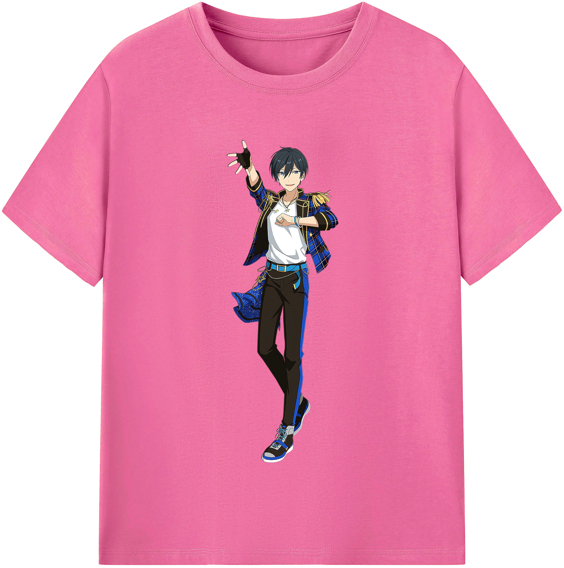 （画像用） あんさんぶるスターズ! Ensemble Stars レディースカジュアルプリントTシャツ（綿100％）